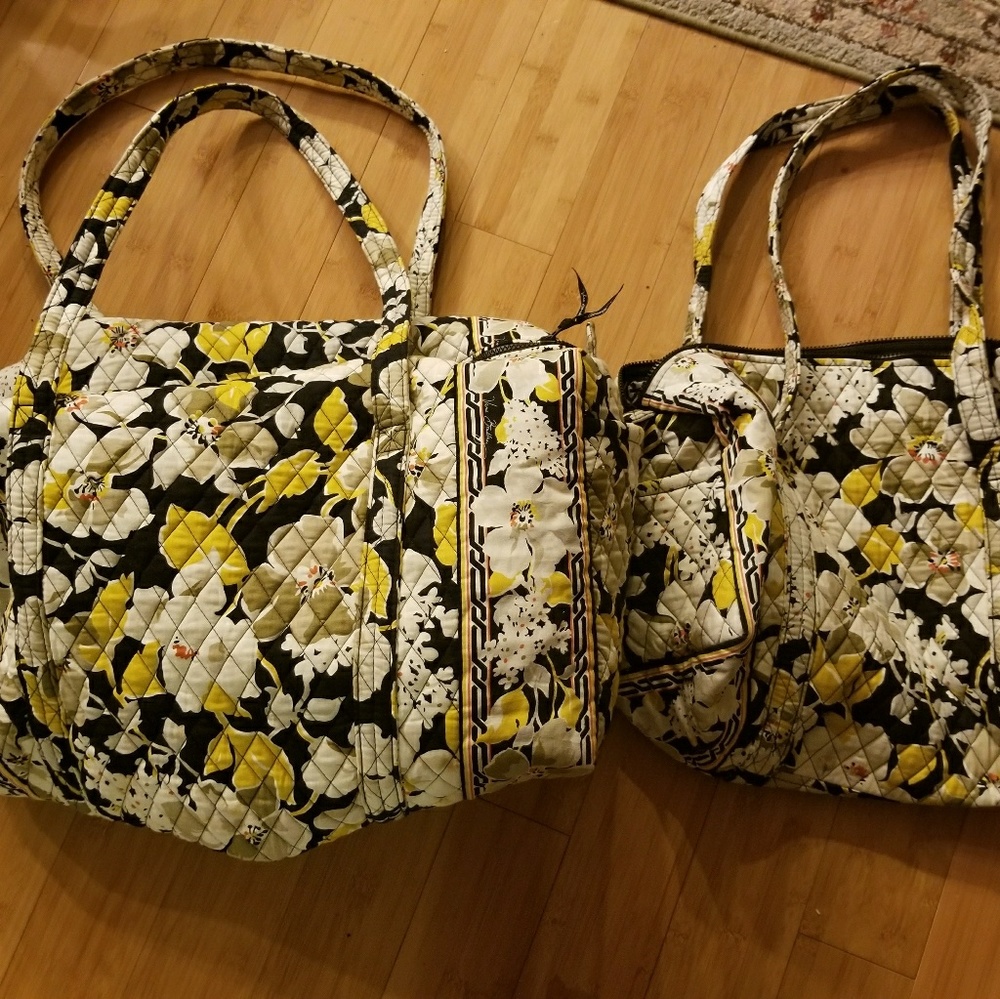 Vera Bradley overnight duffle bags set